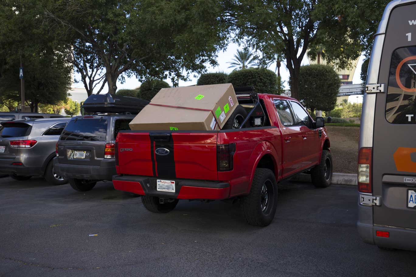 Ford F150 with cargo