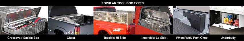 Truck Tool Box Types Truck tool boxes for Trucks, Chevy, Ford, Dodge, Toyota