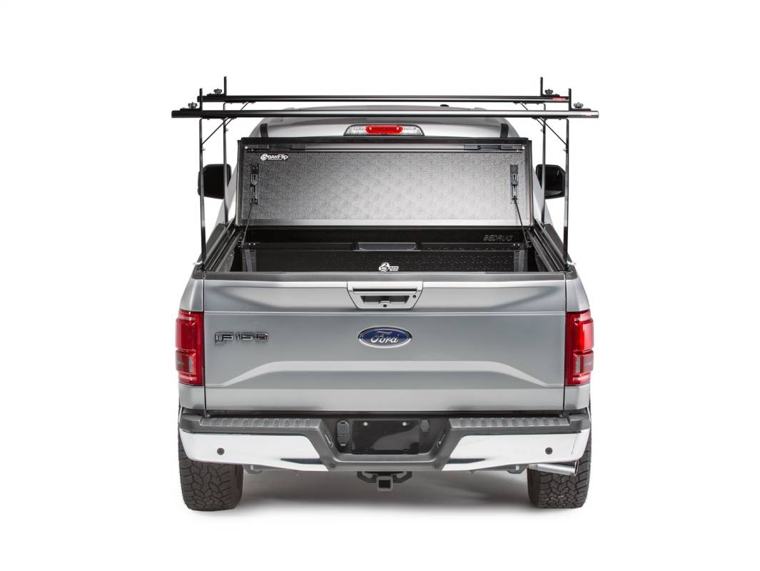 Bak Industries 26121bt Bakflip Cs Hard Folding Tonneau Cover Truck Bed Rack Kit