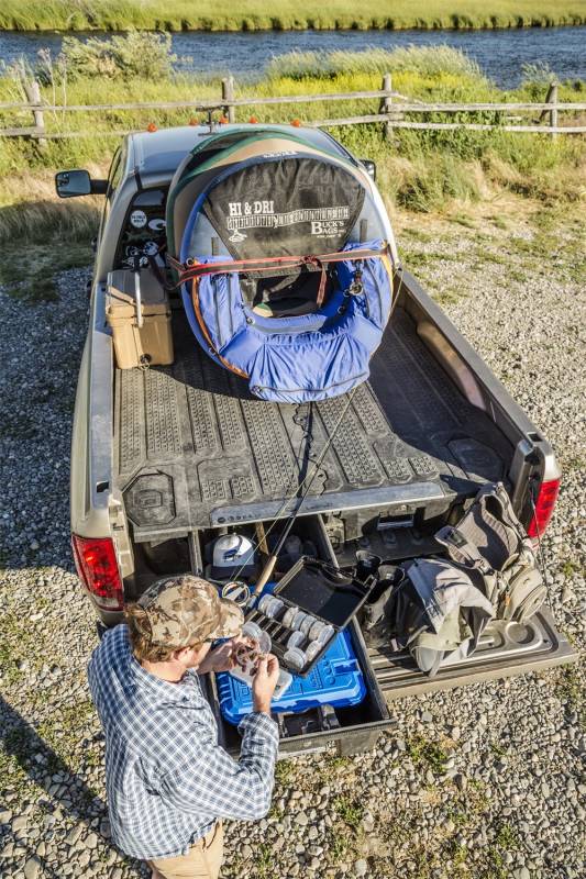 decked truck bed organizer