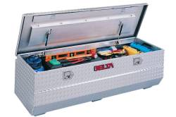 Delta Tool Boxes - Delta Tool Boxes Bright Aluminum Full Size 5th Wheel Chest