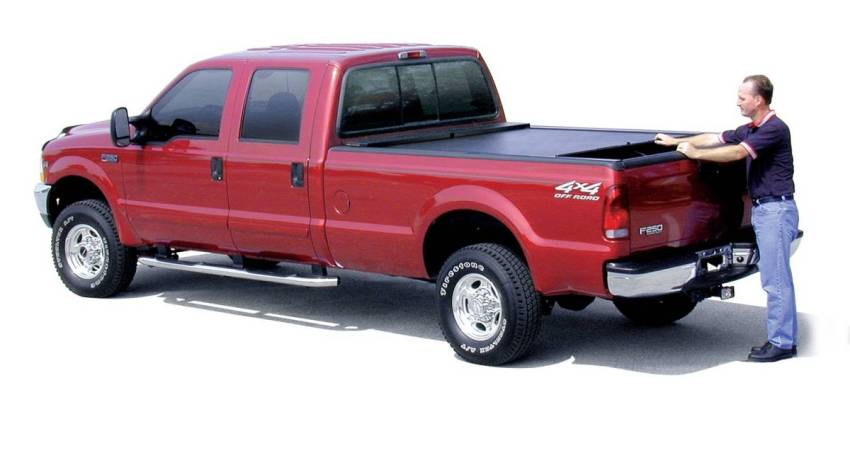 Roll-N-Lock - Roll-N-Lock LG107M Roll-N-Lock M-Series Truck Bed Cover Tonneau Cover