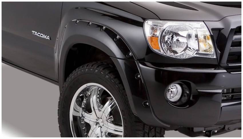 Bushwacker - Bushwacker 31925-02 Pocket Style Fender Flares Front and Rear Fender Flare