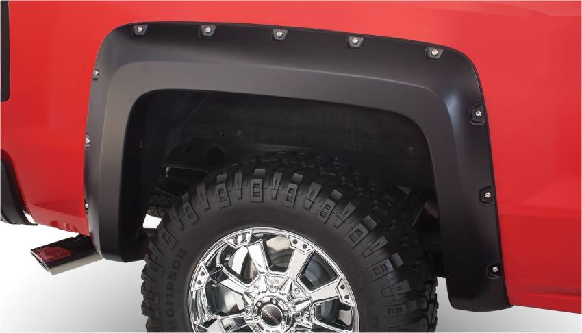 Bushwacker - Bushwacker 40120-02 Pocket Style Fender Flares Rear Fender Flare