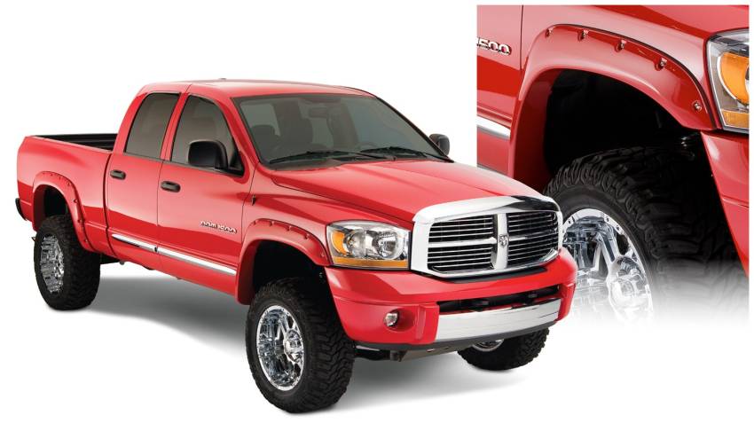 Bushwacker - Bushwacker 50907-02 Pocket Style Fender Flares Front and Rear Fender Flare