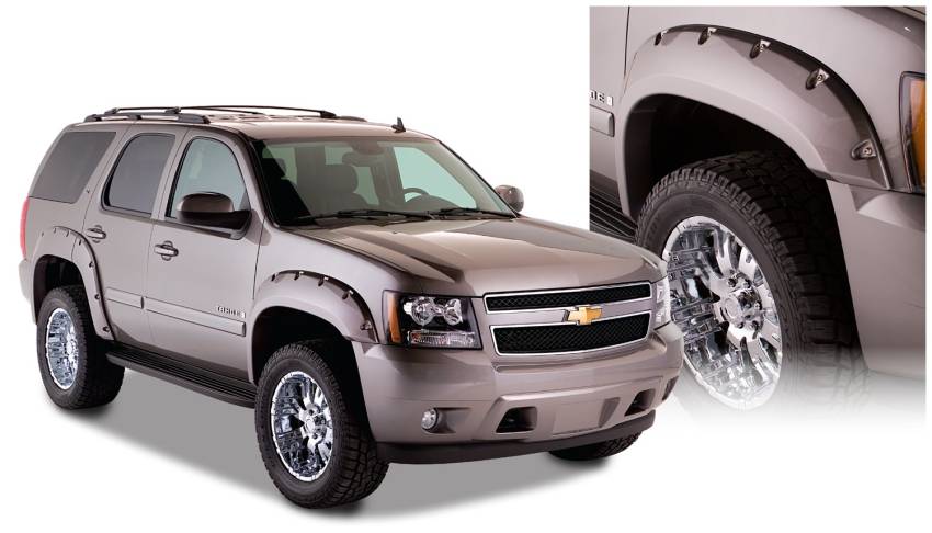 Bushwacker - Bushwacker 40937-02 Pocket Style Fender Flares Front and Rear Fender Flare