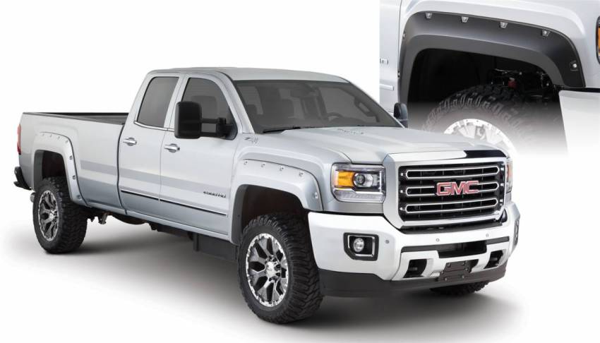 Bushwacker - Bushwacker 40967-02 Pocket Style Fender Flares Front and Rear Fender Flare