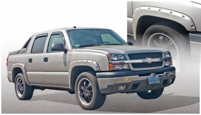 Bushwacker - Bushwacker 40948-02 Pocket Style Fender Flares Front and Rear Fender Flare