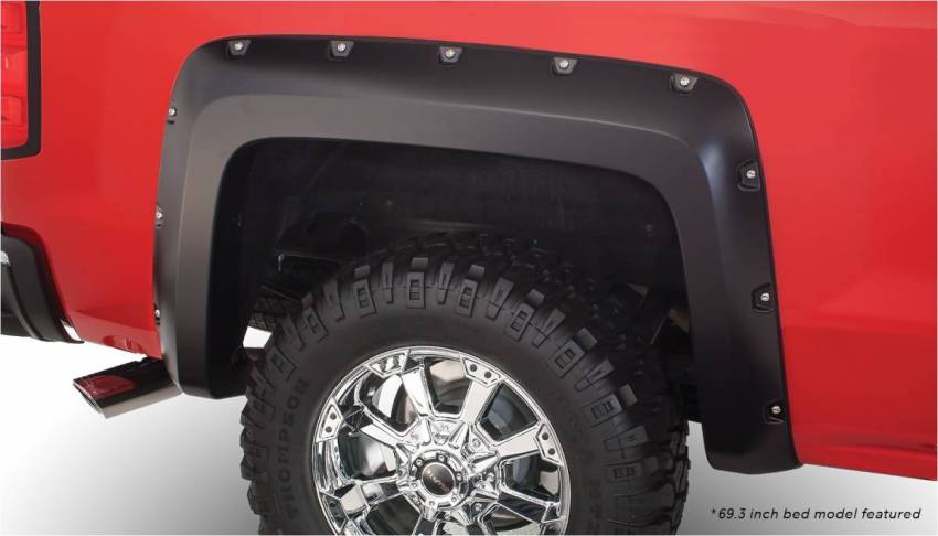Bushwacker - Bushwacker 40116-02 Pocket Style Fender Flares Rear Fender Flare