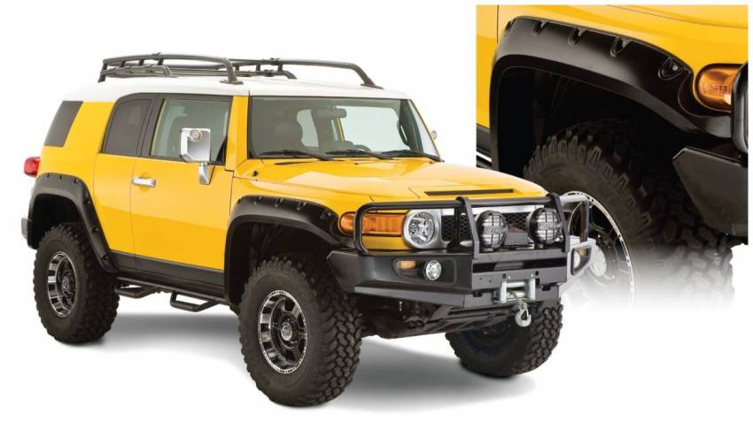 Bushwacker - Bushwacker 31922-02 Pocket Style Fender Flares Front and Rear Fender Flare