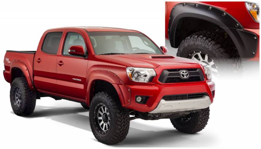 Bushwacker - Bushwacker 31927-02 Pocket Style Fender Flares Front and Rear Fender Flare