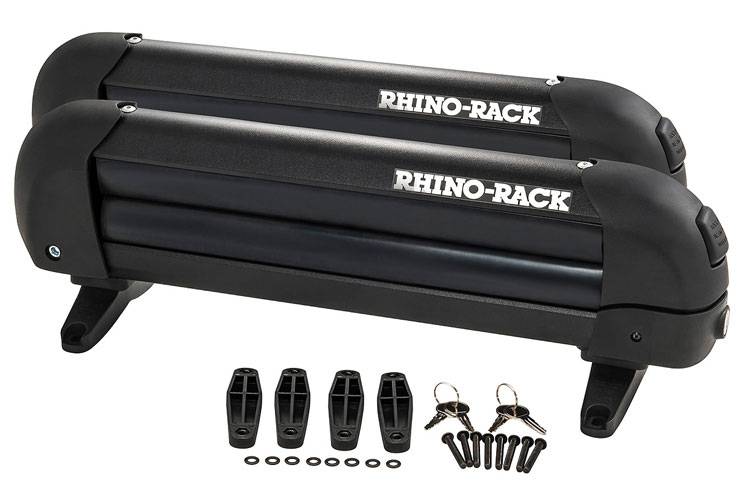 Rhino-Rack USA - Rhino Rack 573 Ski and Snowboard Carrier - 3 Skis or 2 Snowboards