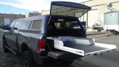 Cargo Glide system in a Dodge RAM