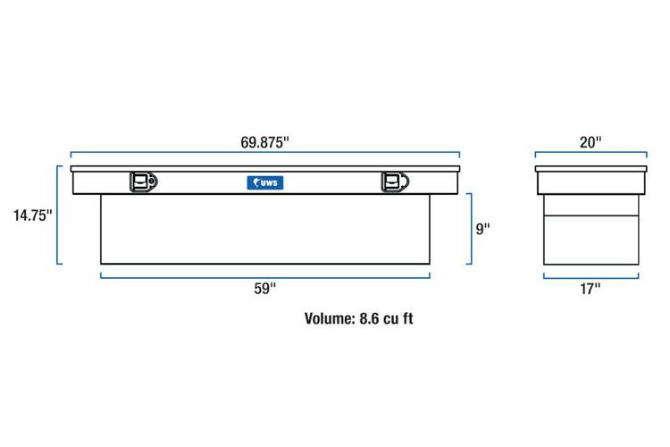 UWS - UWS Single Lid Crossover Toolbox TBS-69