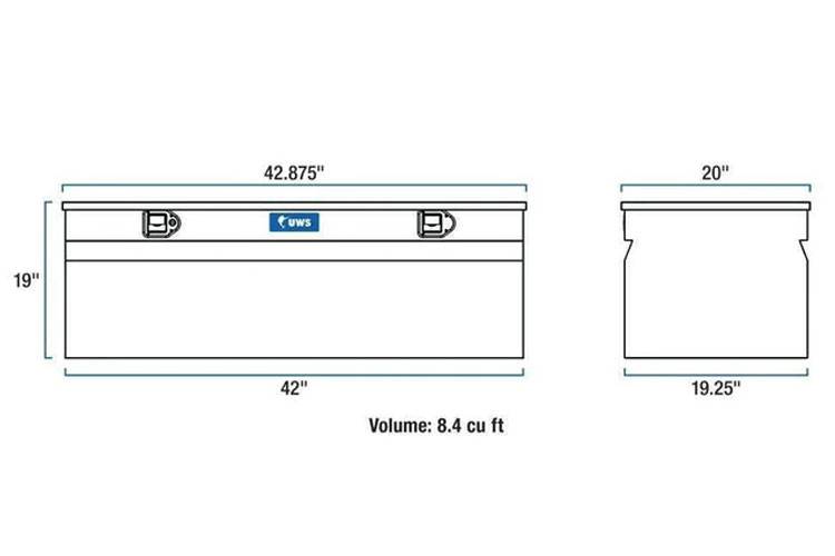 UWS - UWS 42in Aluminum Chest TBC-42