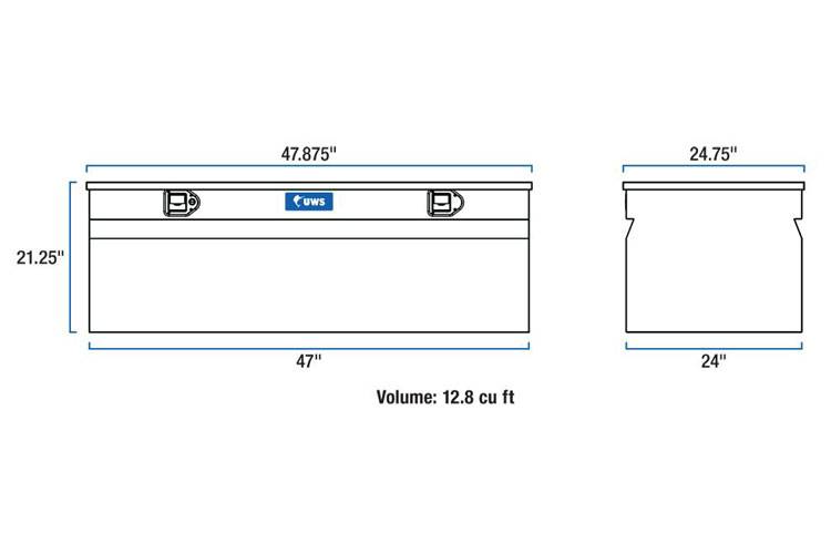 UWS - UWS 48in Aluminum Chest TBC-48