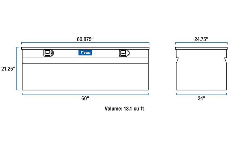 UWS - UWS 60in Aluminum Chest TBC-60
