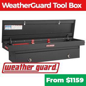 Weather Guard tool boxes at Truck Logic