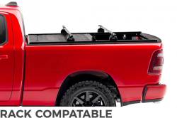 Retrax Pro XR Retractable Tonneau Cover - Matte Aluminum, Slotted Rack Rails