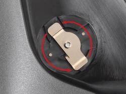 WeatherTech - WeatherTech 110062 No-Drill DigitalFit Front Mud Flap - Image 9