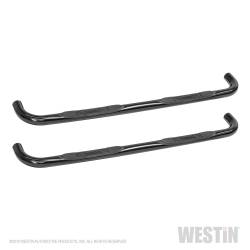 Westin - Westin 23-4085 E-Series 3 in. Round Cab Length Step Bar - Image 1