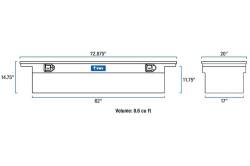 UWS - UWS Single Lid Low-Profile Crossover Toolbox TBS-72-LP - Image 1