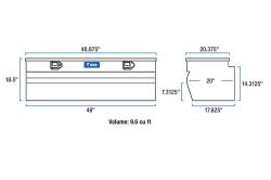 UWS - UWS 48in Aluminum Wedged Chest TBC-48-W - Image 1