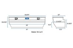 UWS - UWS 55in Aluminum Wedged & Notched Chest TBC-55-WN - Image 1