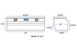 UWS - UWS 55in Aluminum Wedged Chest TBC-55-W - Image 1