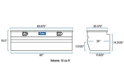 UWS - UWS 60in Aluminum Wedged Chest TBC-60-W - Image 1