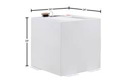 Better Built - Better Built 29224165 - 50 Gallon White Steel Transfer Tank - Image 2
