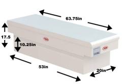 RKI - RKI C56 Single Lid Crossover Compact White Steel Tool Box - Image 2